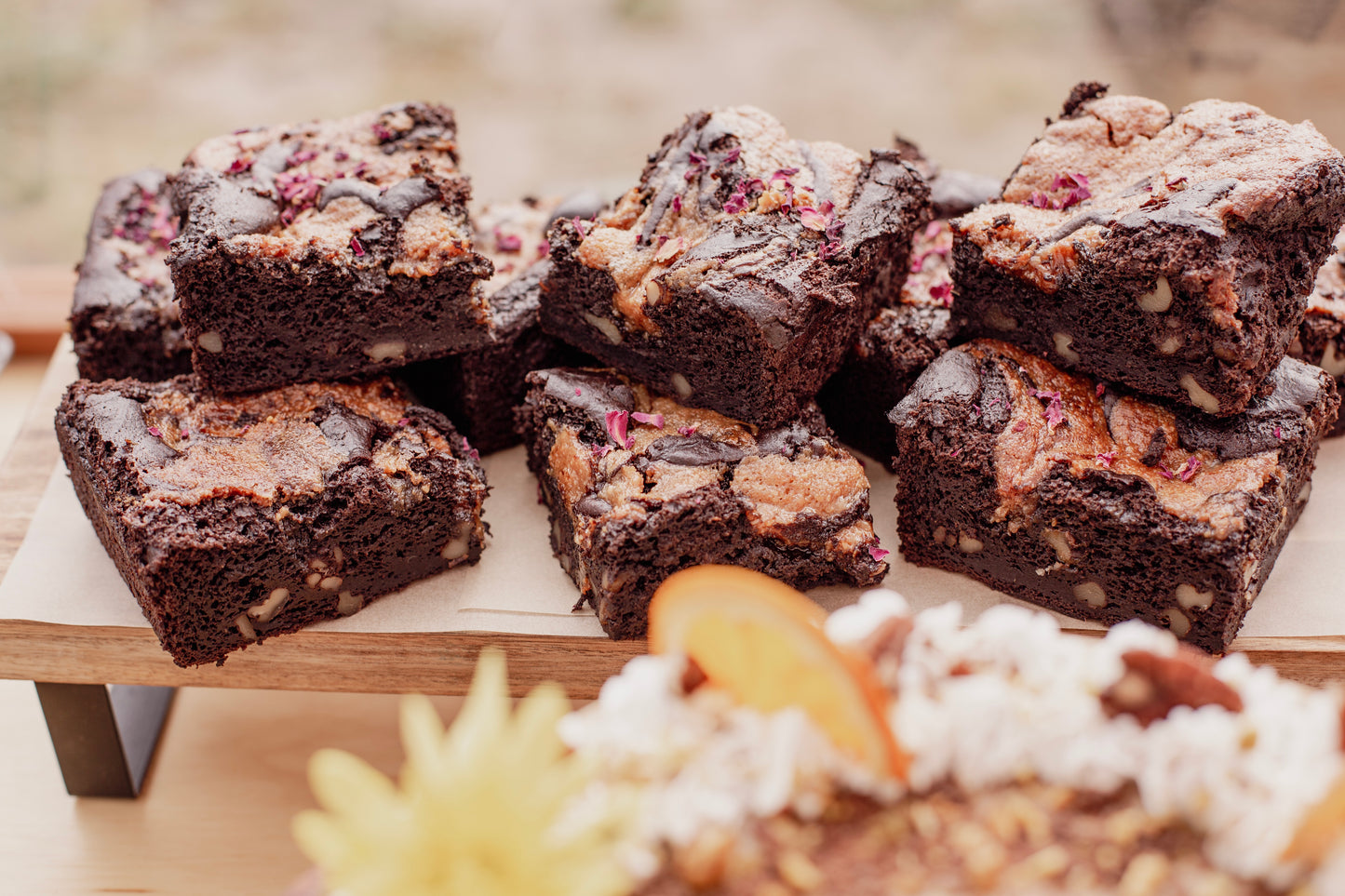 Peanut Butter Swirl Brownies