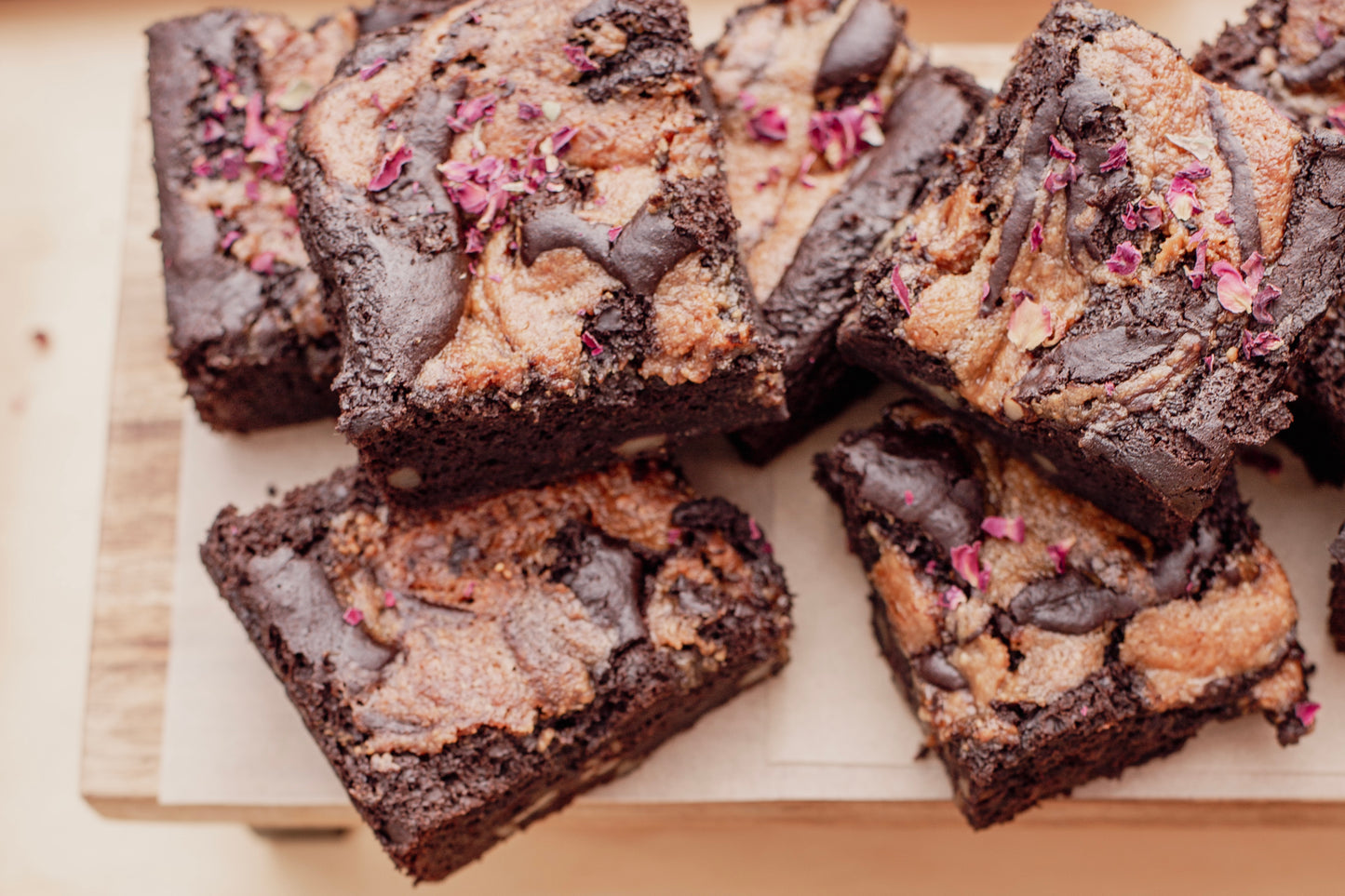 Peanut Butter Swirl Brownies