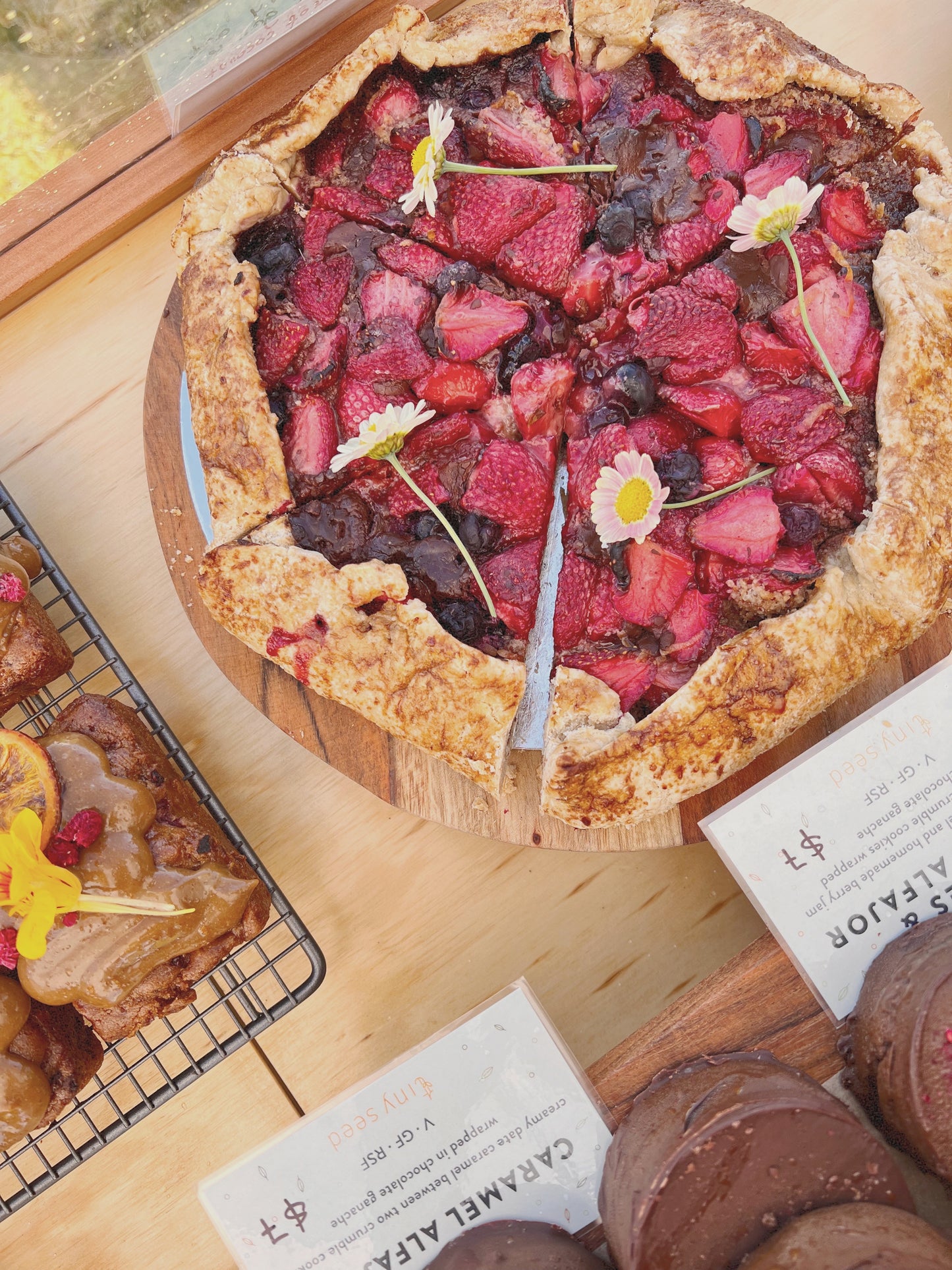 Seasonal fruit Galette