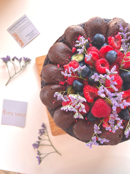 Chocolate and Berries Cake